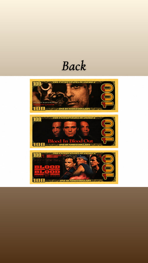 Blood in blood out collectible foils ￼