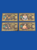 Sylvester Stallone collectible foil set of (4pcs)