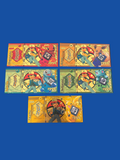 Pokémon collectible foil set (5 pcs)