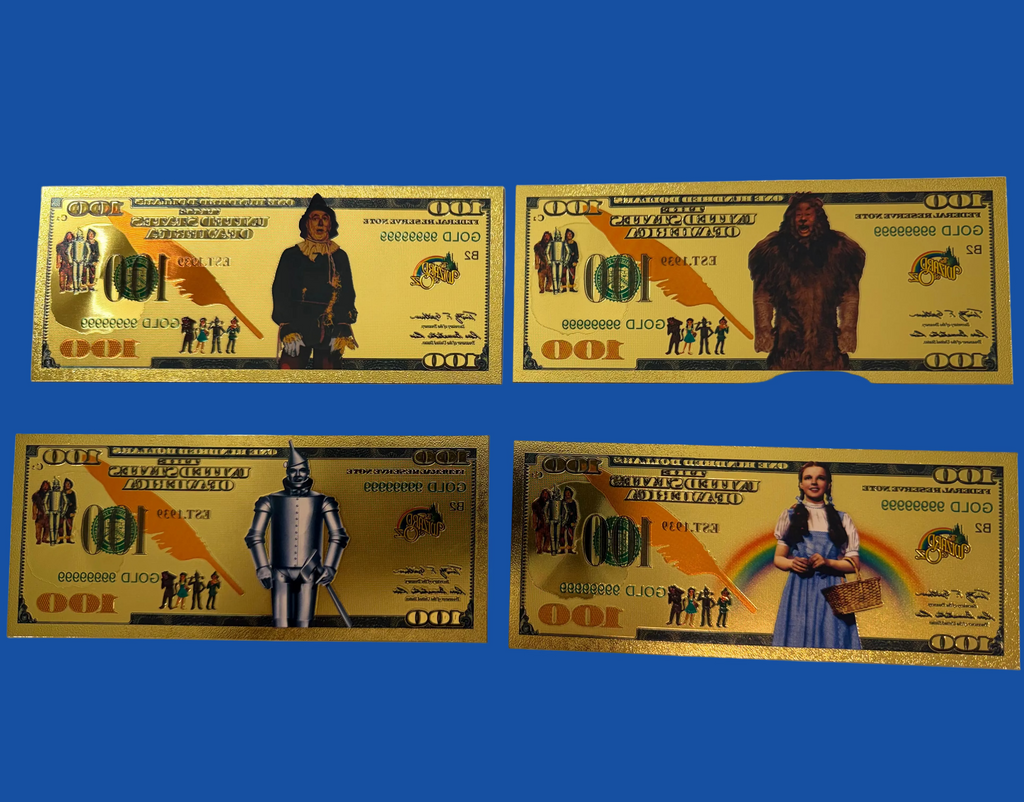 Wizard of Oz collectible foil set (4PCS)￼