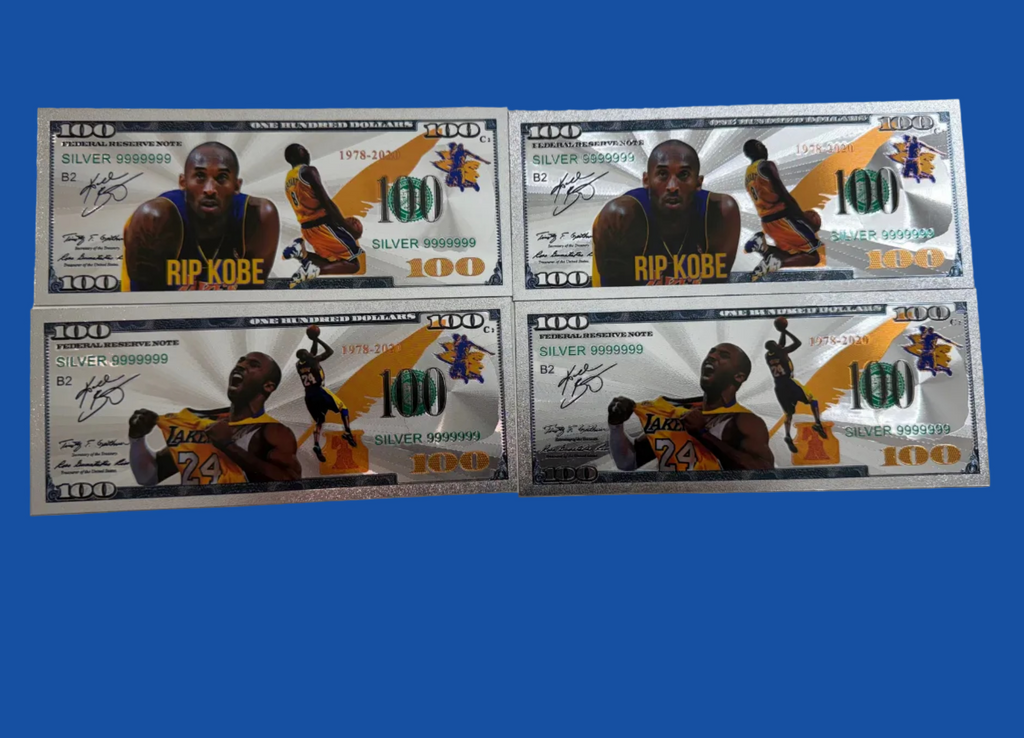 Kobe Bryant collectible foil set (4pcs)