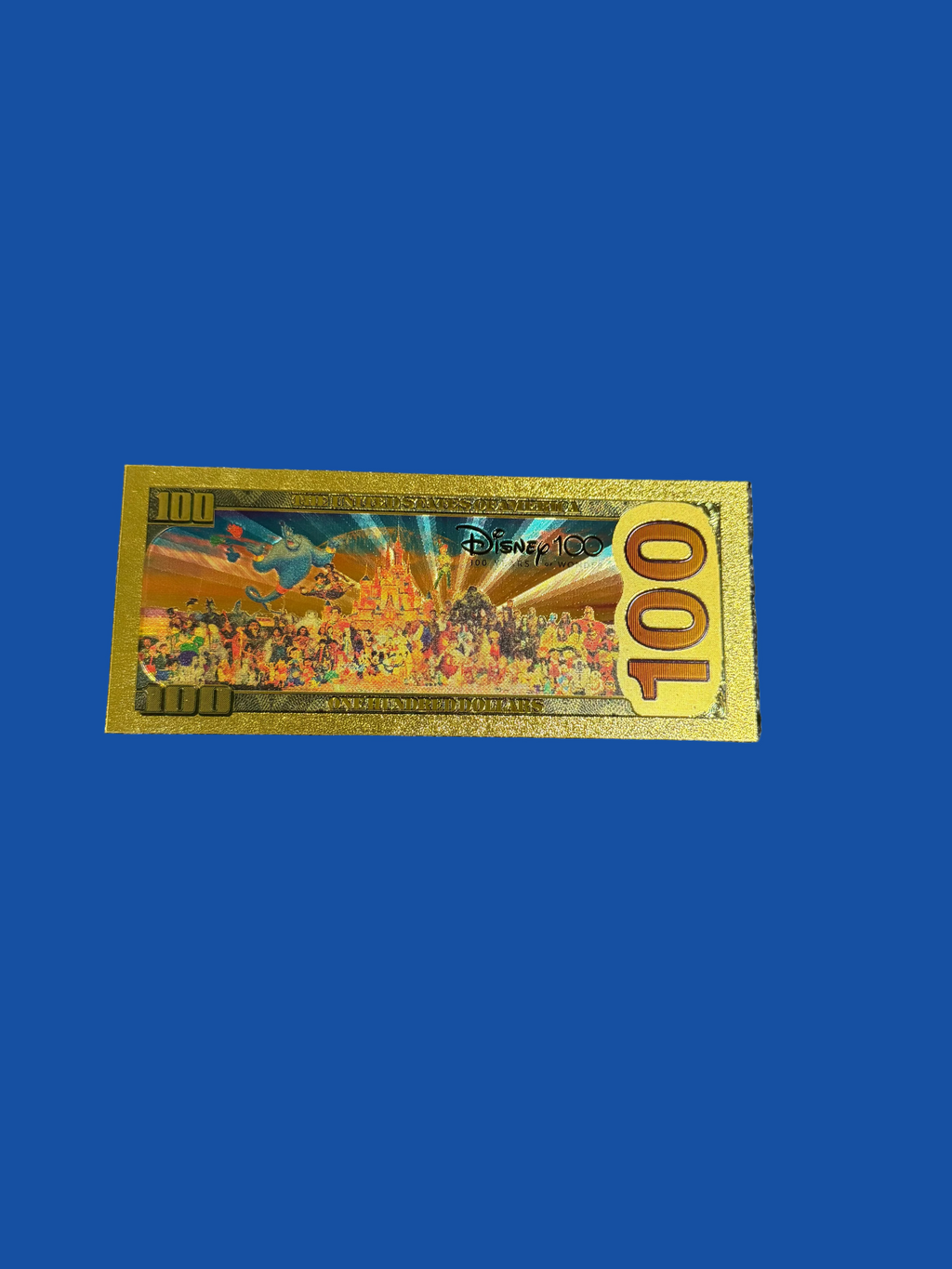 Mickey and characters collectible foil set