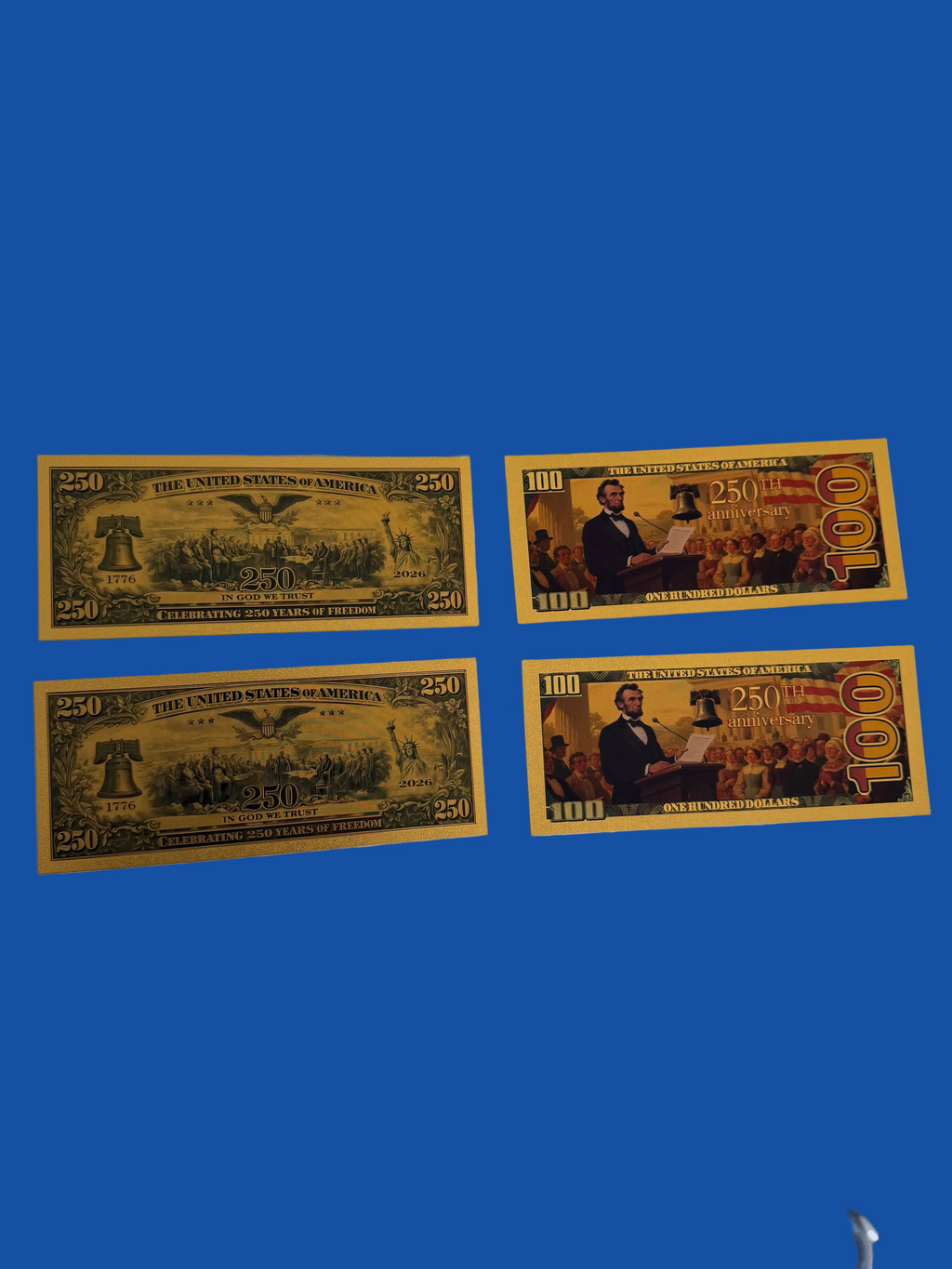250th anniversary collectible foils ￼