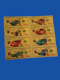 Hot wheels collectible set of foils ￼