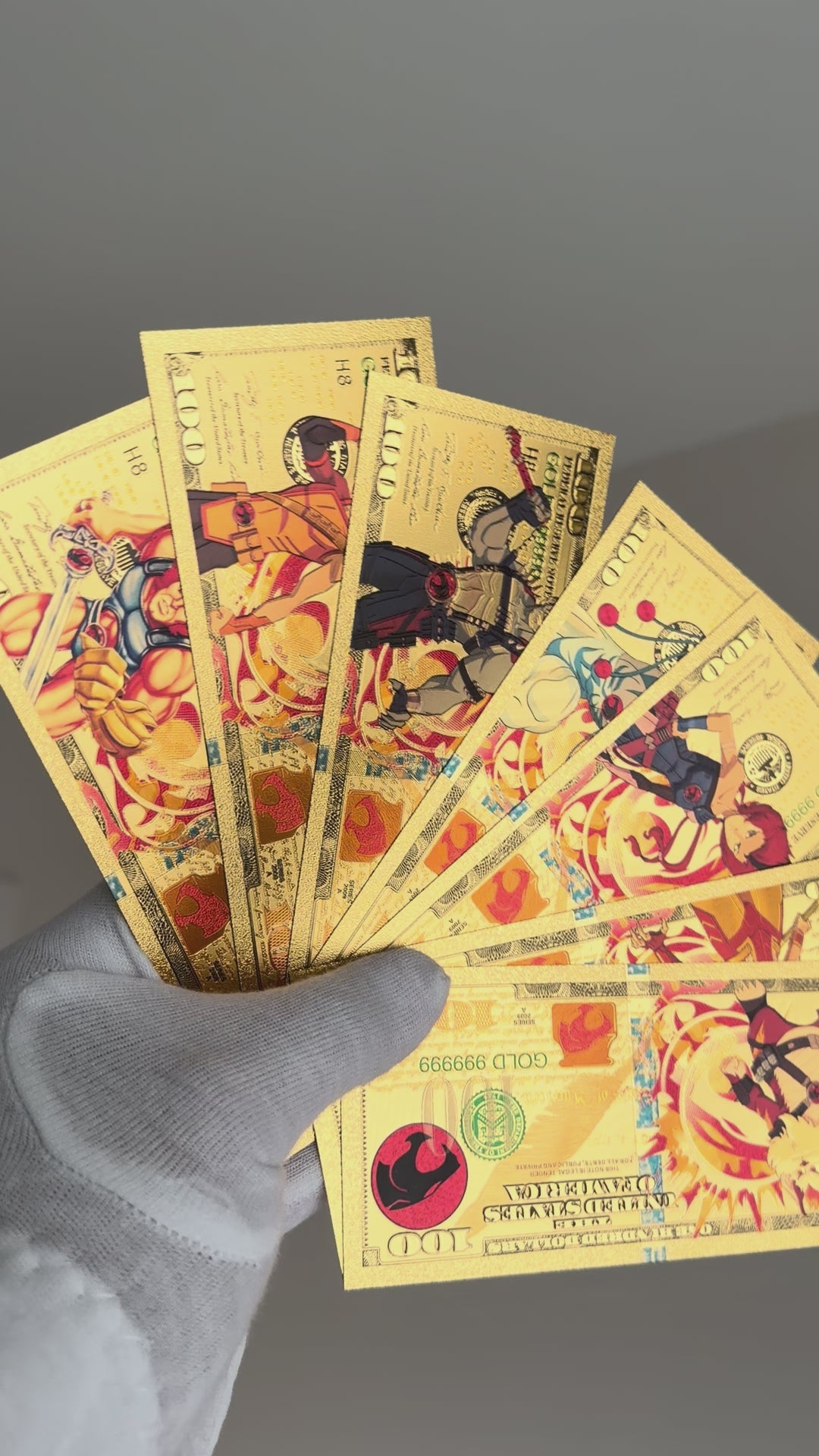 Thundercat gold foil collection set